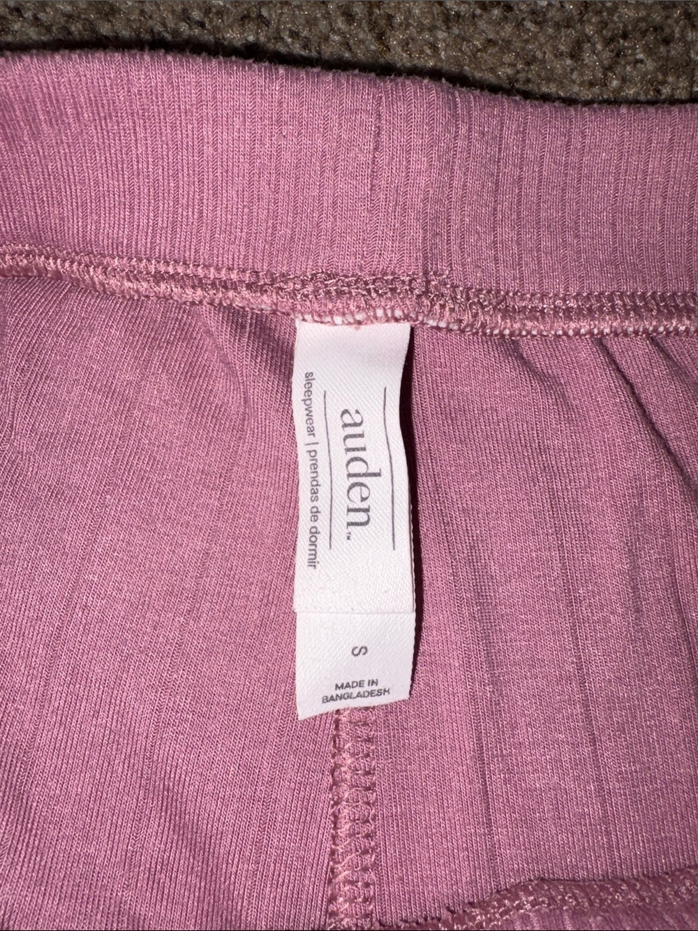 Auden Ribbed Tank & Short Set - Dusty Rose - Picture 7 of 8